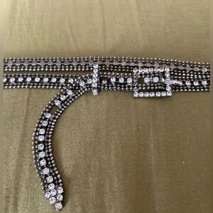 Elegant Rhinestone Embellished Belt